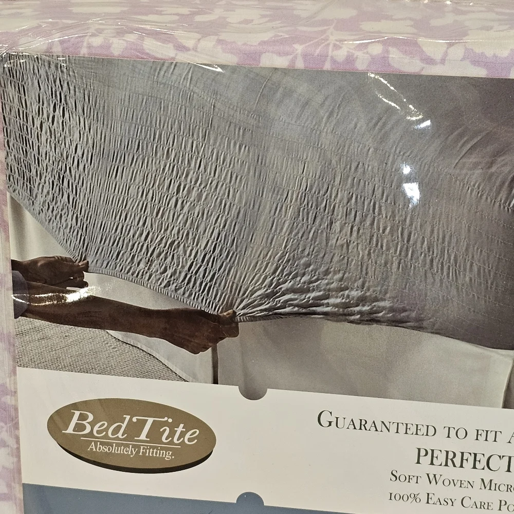 Bedtite Absolutely Fitting Twin Lilac Sheet Set